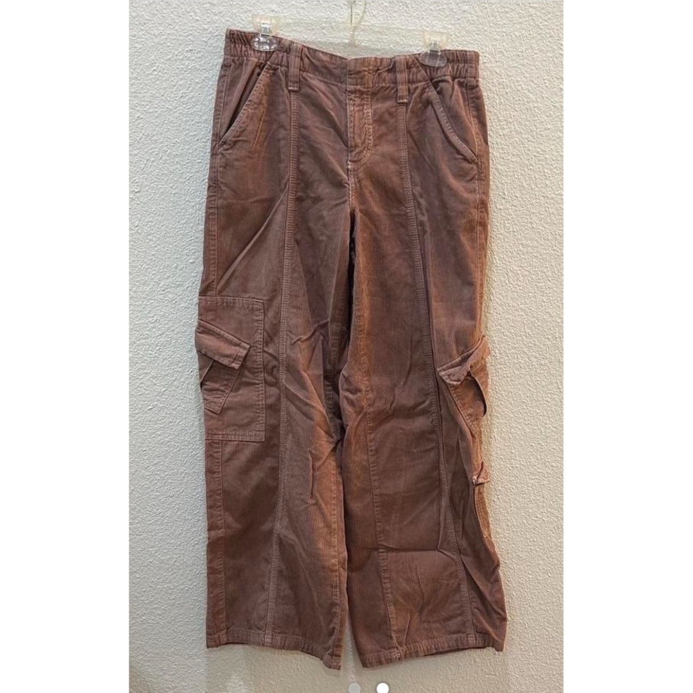 BDG 90s Y2K Cargo Women's XS Corduroy Wide Leg Pants Urban Outfitters Rose Pink